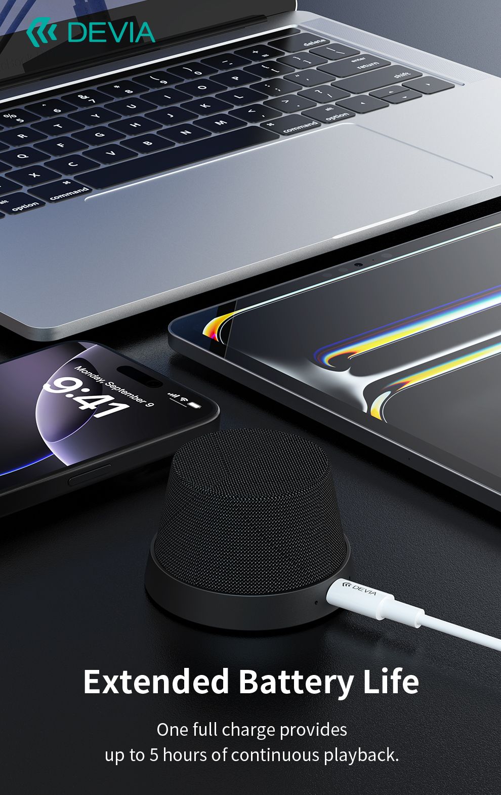 DEVIA Sound Lite3 Wireless Speaker - Black