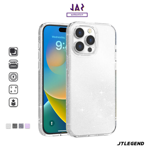 JTLEGEND Glitter Hybrid Cushion Case for iPhone 15 Series (2023)