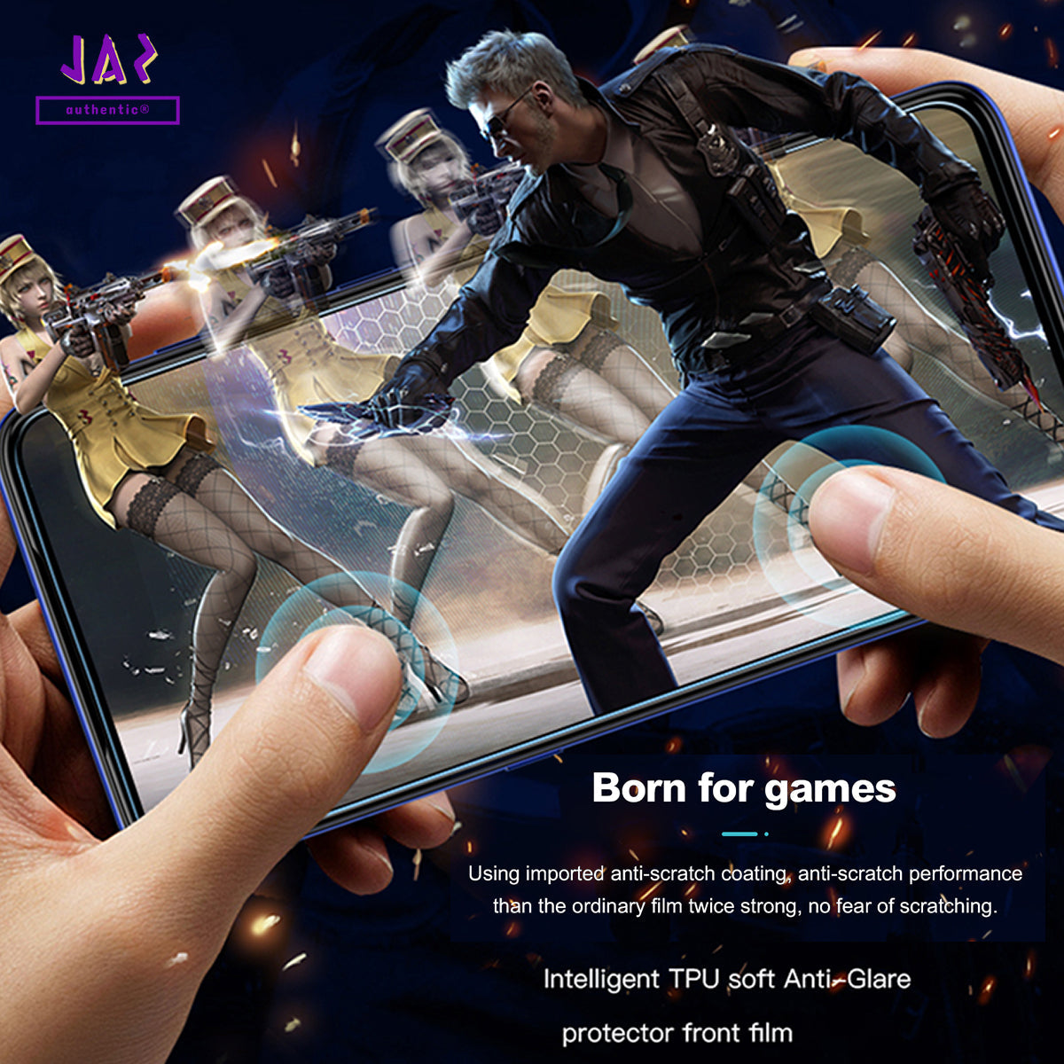 Devia Intelligent TPU Soft Anti-Glare Protective Front Film For Smartphone, Screen Protector Or Body Wrap, Matte