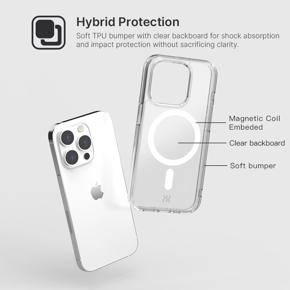 Power Support Air Jacket Mag Hybrid Case with MagSafe for iPhone 15 Series (2023)