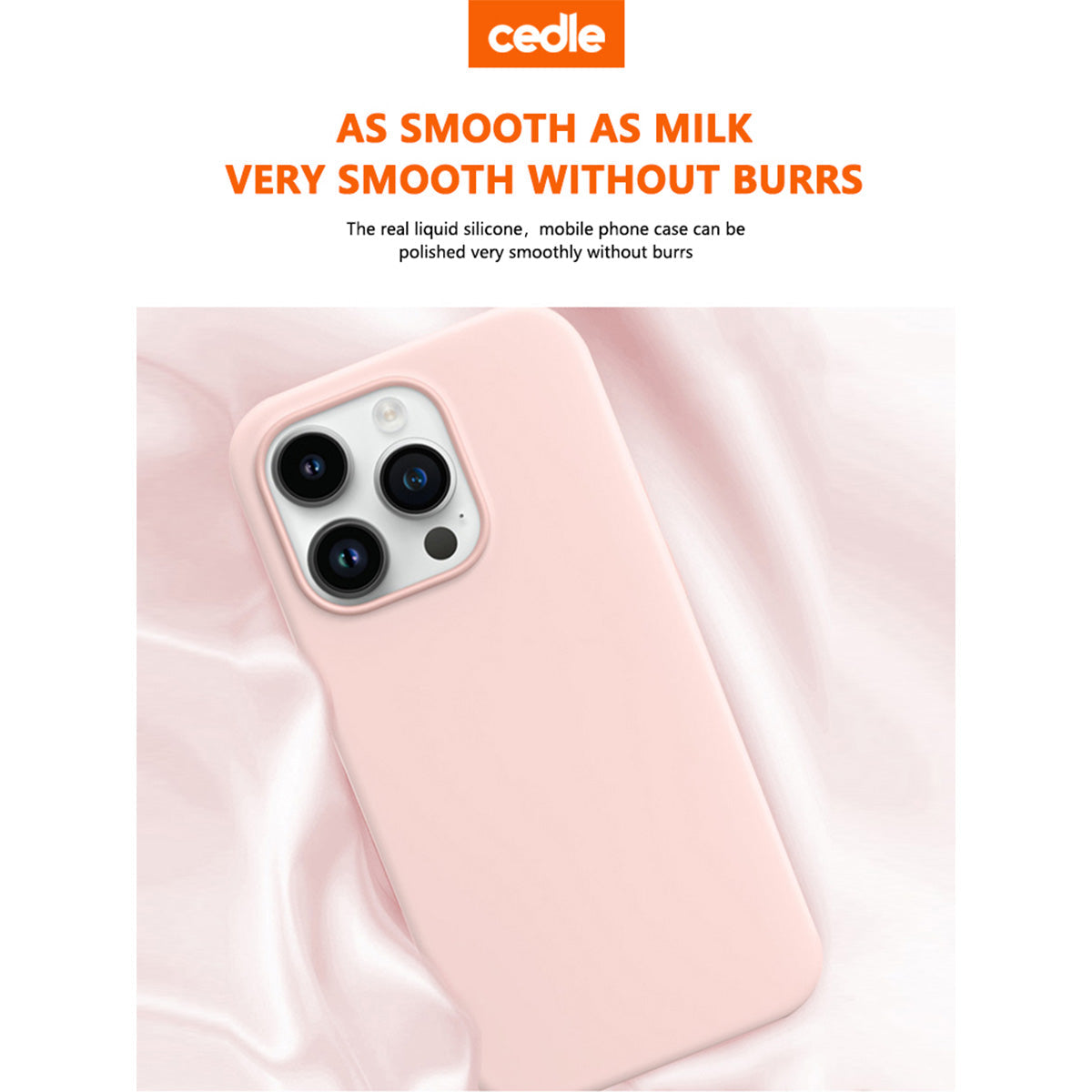 Cedle Silicone Case for iPhone 15 Series (2023)