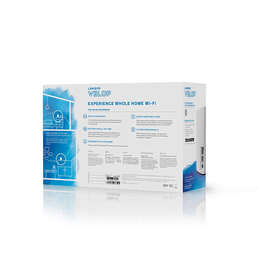Linksys Velop Whole Home Mesh Wi-Fi System (3-Pack)