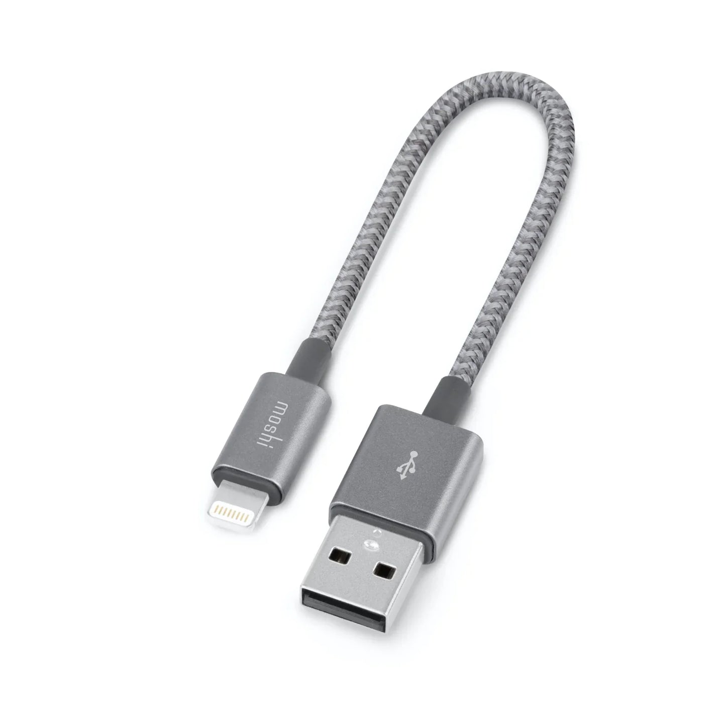 Moshi Lightning to USB-A Integra Cable, Jet Silver