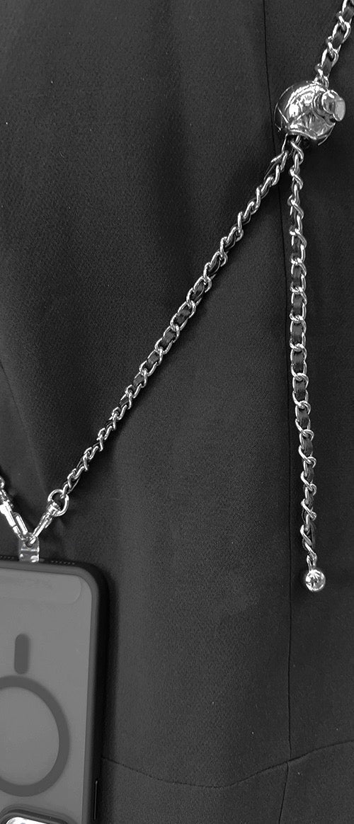 MACHINO Universal Crossbody Lanyard Metal+Vegan Leather 160CM (MC-LG07)