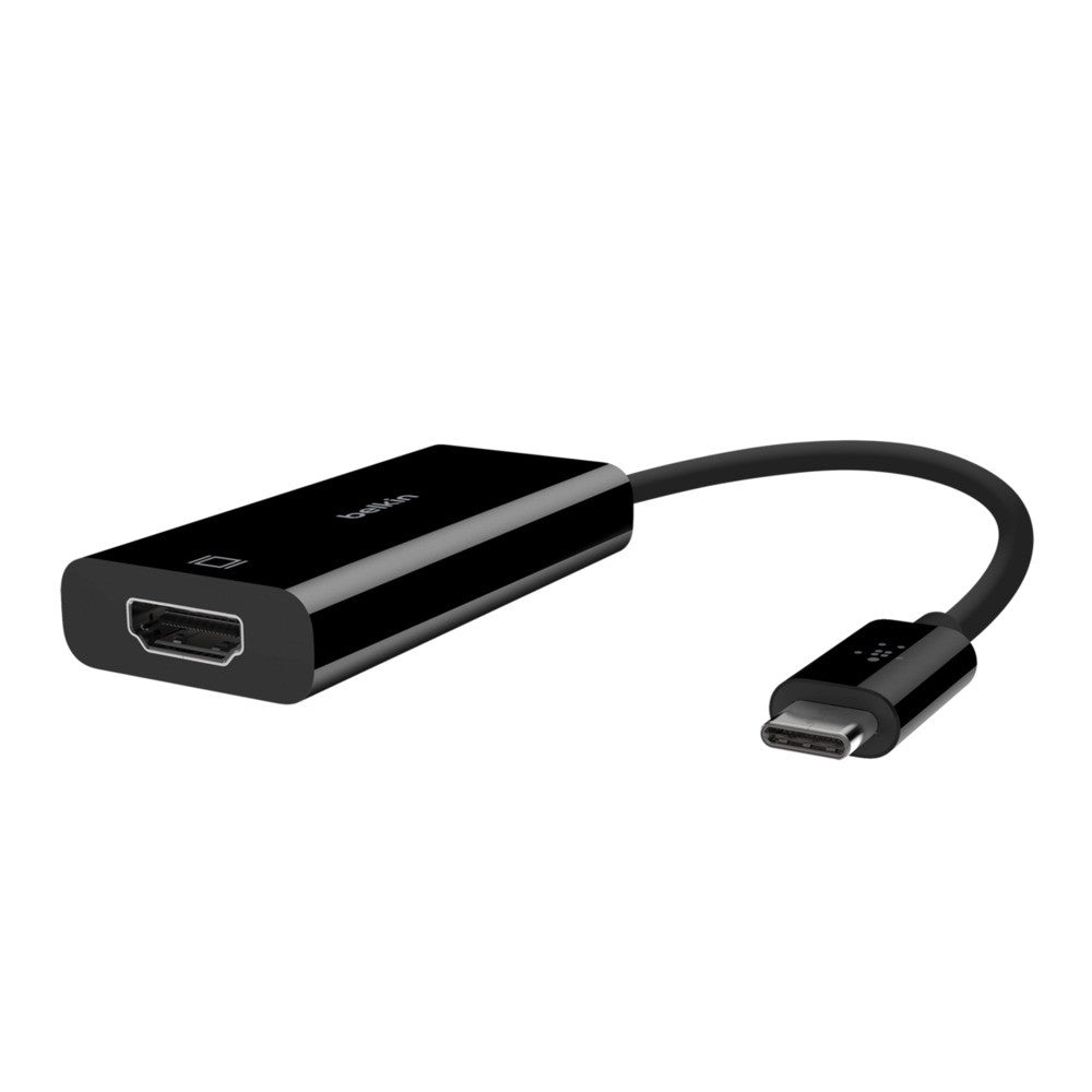 Belkin USB-C 3.0 To HDMI 4K Adapter (15CM), Black