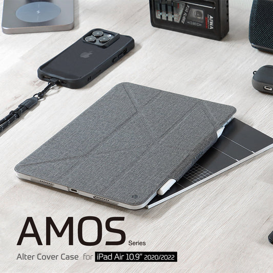 JTLEGEND AMOS QCAC Folio Case with Pencil Clip for iPad Air 10.9" (2022/2020)