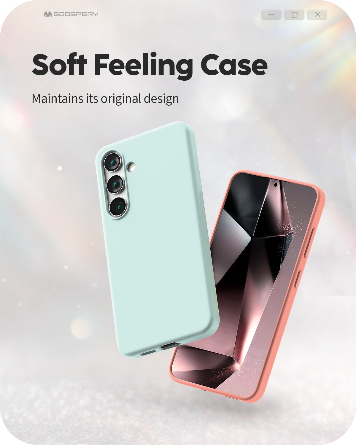 Mercury Goospery SF Jelly Soft Feeling Case for Samsung Galaxy S24 Series (2024) - Black