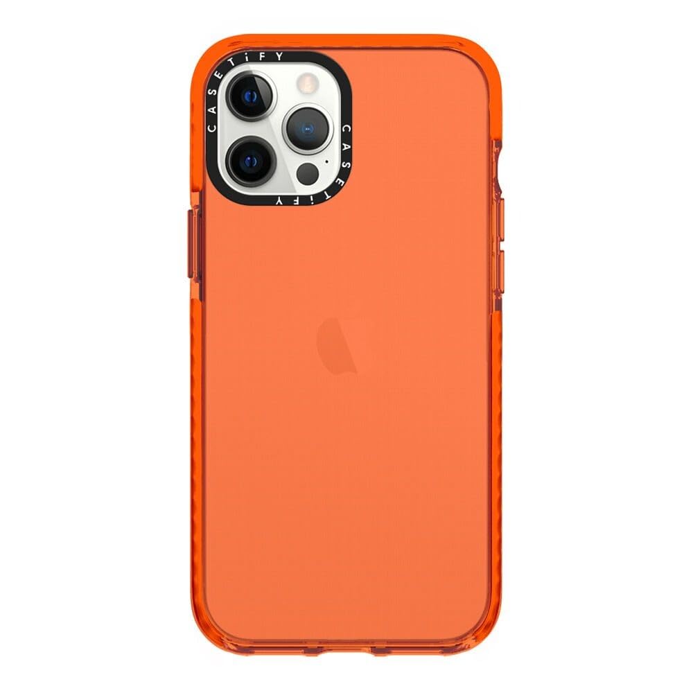 Casetify Impact Case for iPhone 12 Pro Max 6.7" (2020), Electric Orange