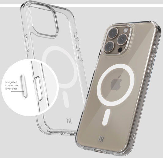 Power Support Air Jacket Mag Hybrid Case with MagSafe and Camera Control Button for Apple iPhone 17 Series (2025)