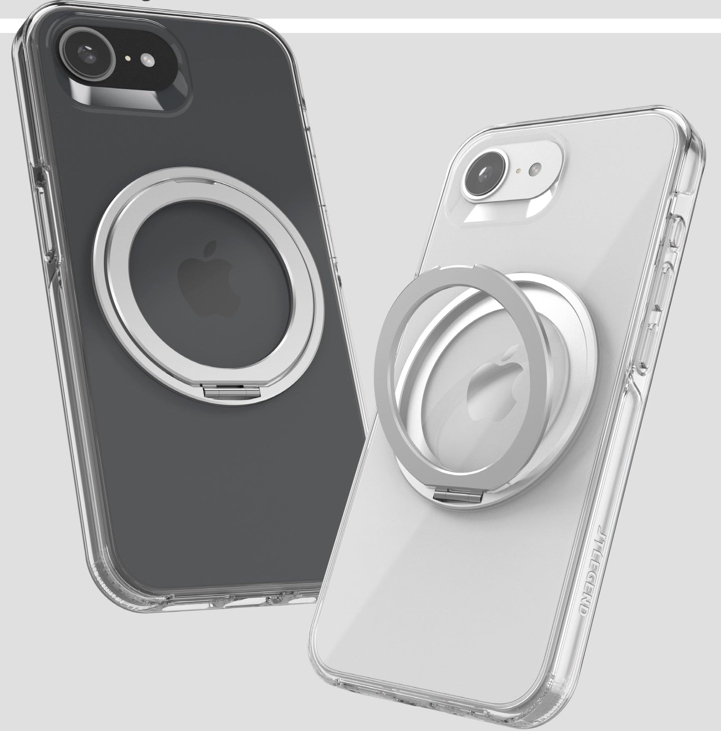 Power Support JTLEGEND Crystal Armor Mag Rotated Stand Case with MagSafe for Apple iPhone 16e (2025)