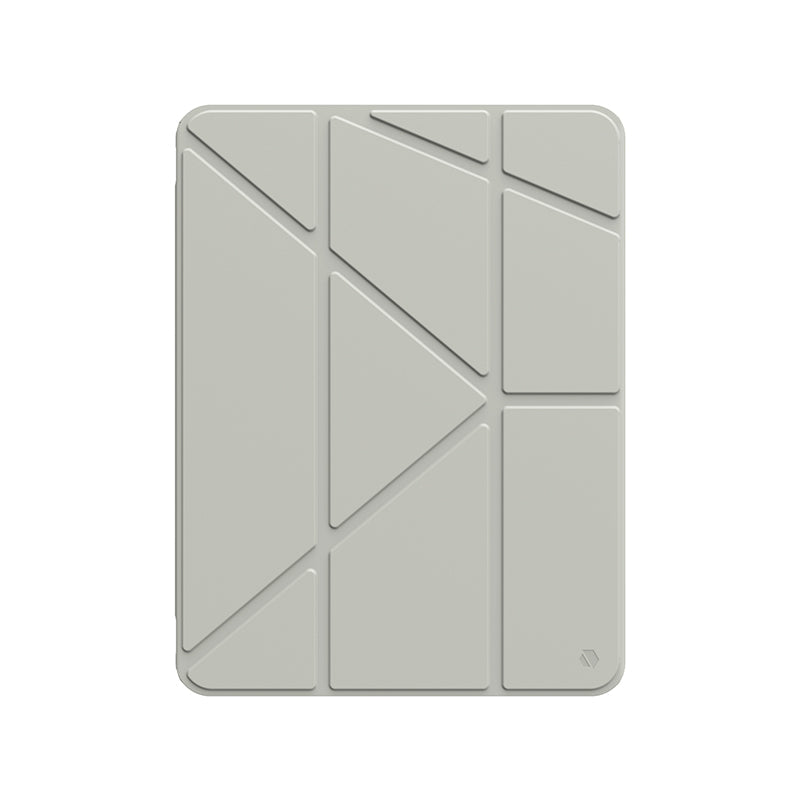 JTLEGEND Youth Q.C.A.C. Clear Magnetic Stand Case with Pencil Slot for iPad Air 11" (2024/2025)/iPad Air 10.9" (2022/2020)