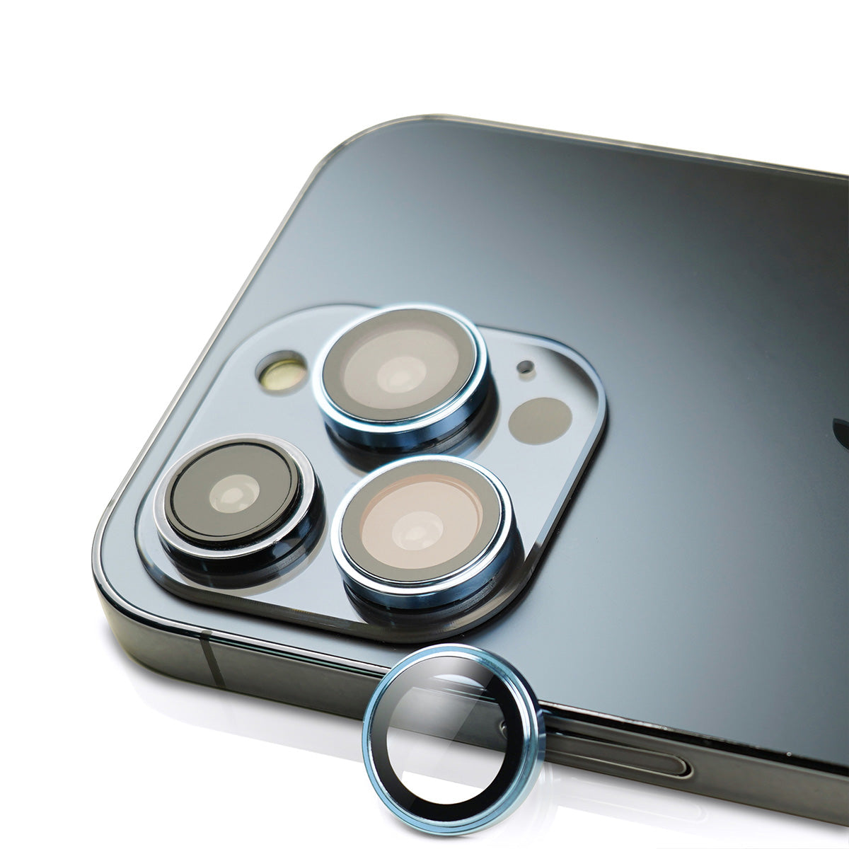 ANANK AR Circle Lens Guard 0.2mm With Anti-reflective Coating for iPhone 14 Pro, 14 Pro Max (3 Lens)