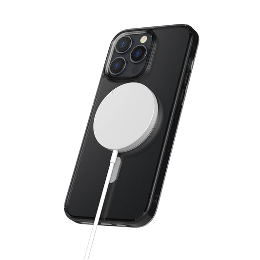 JTLEGEND Hybrid Cushion MAG MagSafe Case for iPhone 14 Pro Max 6.7" (2022), Crystal Black