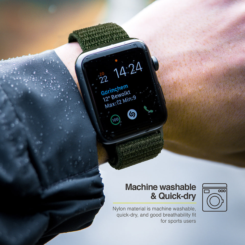 JTLEGEND Grense Sport Watch Band for Apple Watch, Washable Durable Lightweight Easy To Wear Strap