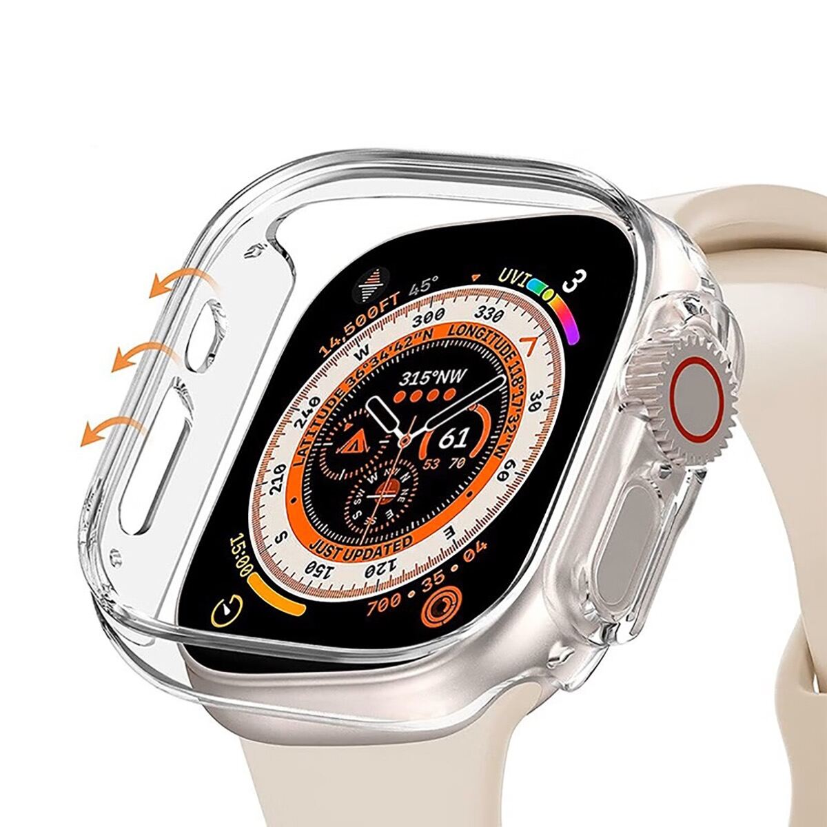ANANK 360° Watch Guard for Apple Watch Series 10 42mm (2024) / 46mm (2024) / Apple Watch Ultra 1/2 49mm / Apple Watch 45mm / 44mm / 42mm / 41mm / 40mm