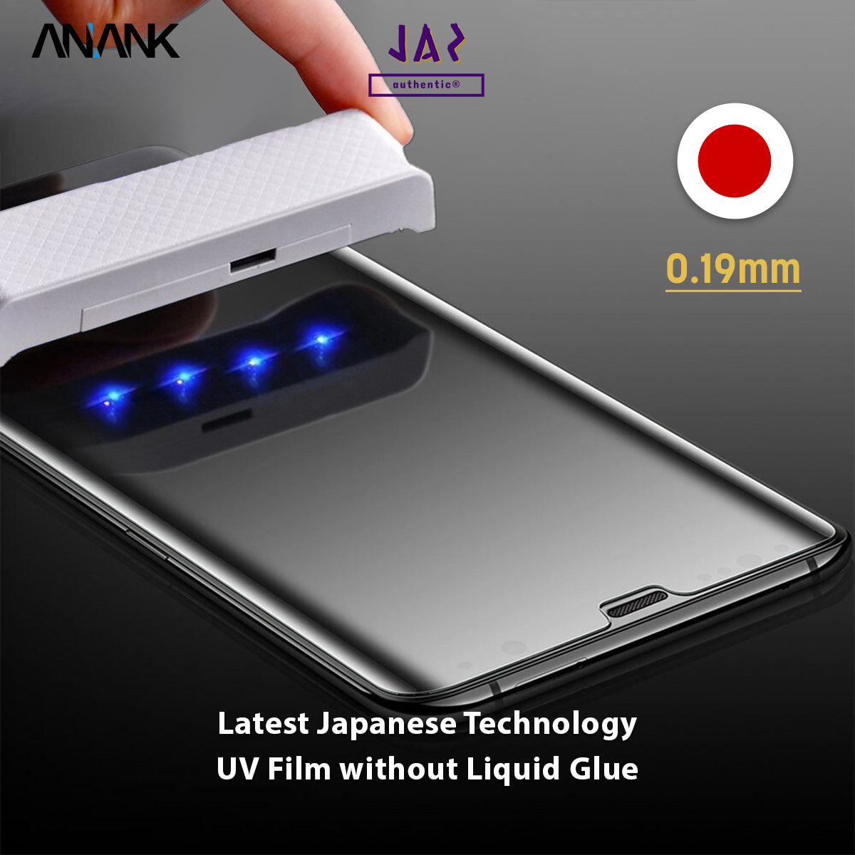 Devia Intelligent UV Protective Front Film (0.19mm) For Smartphone, Clear