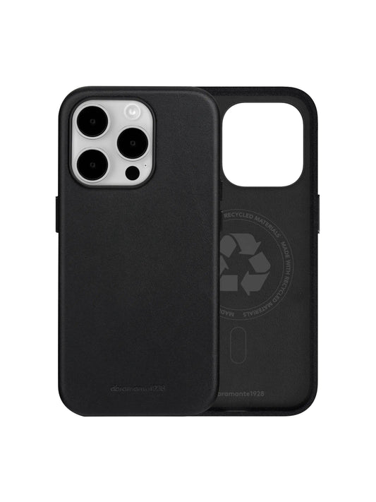 dbramante1928 Roskilde Full-grain Leather Case with MagSafe for Apple iPhone 17 Series (2025) - Black