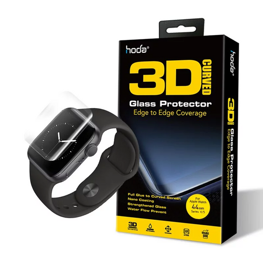 Hoda 3D UV Full Glue Full Coverage Anti-Reflection Tempered Glass for Apple Watch 44mm