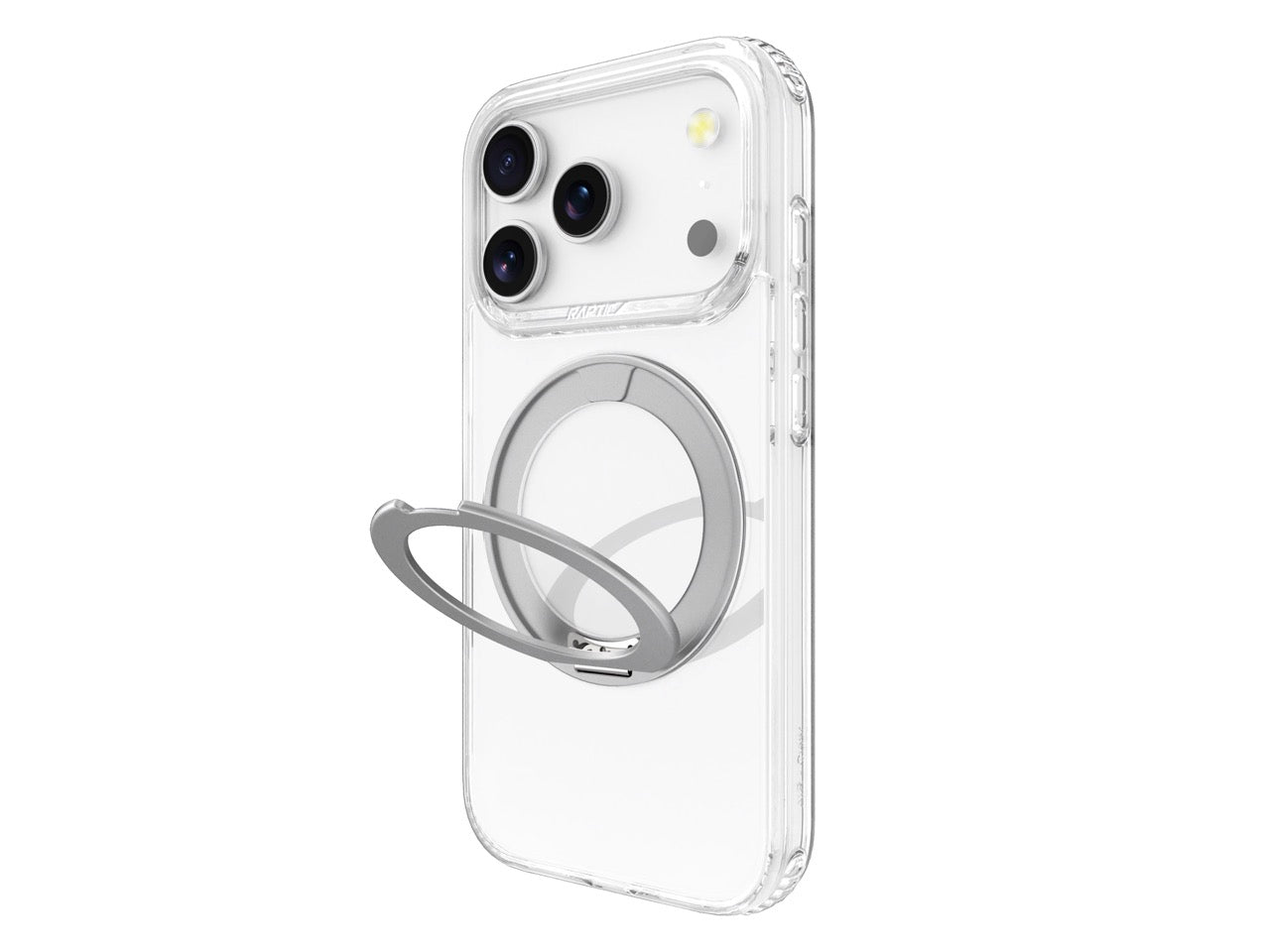 RAPTIC Air Stand Case with MagSafe for Apple iPhone 17 Series (2025) - Clear