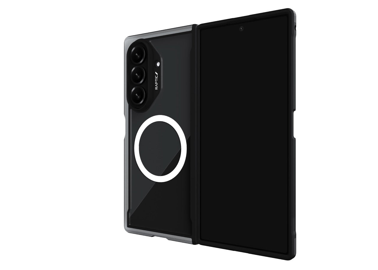 RAPTIC Shield Classic with Front Screen Protection Magnetic Case for Samsung Galaxy Z Fold7 (2025)