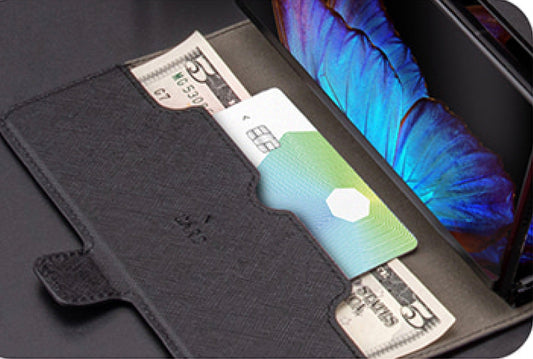 Mercury Goospery Premium Wallet Case for Samsung Galaxy Z Fold6 (2024)/ Z Fold7 (2025) - Black