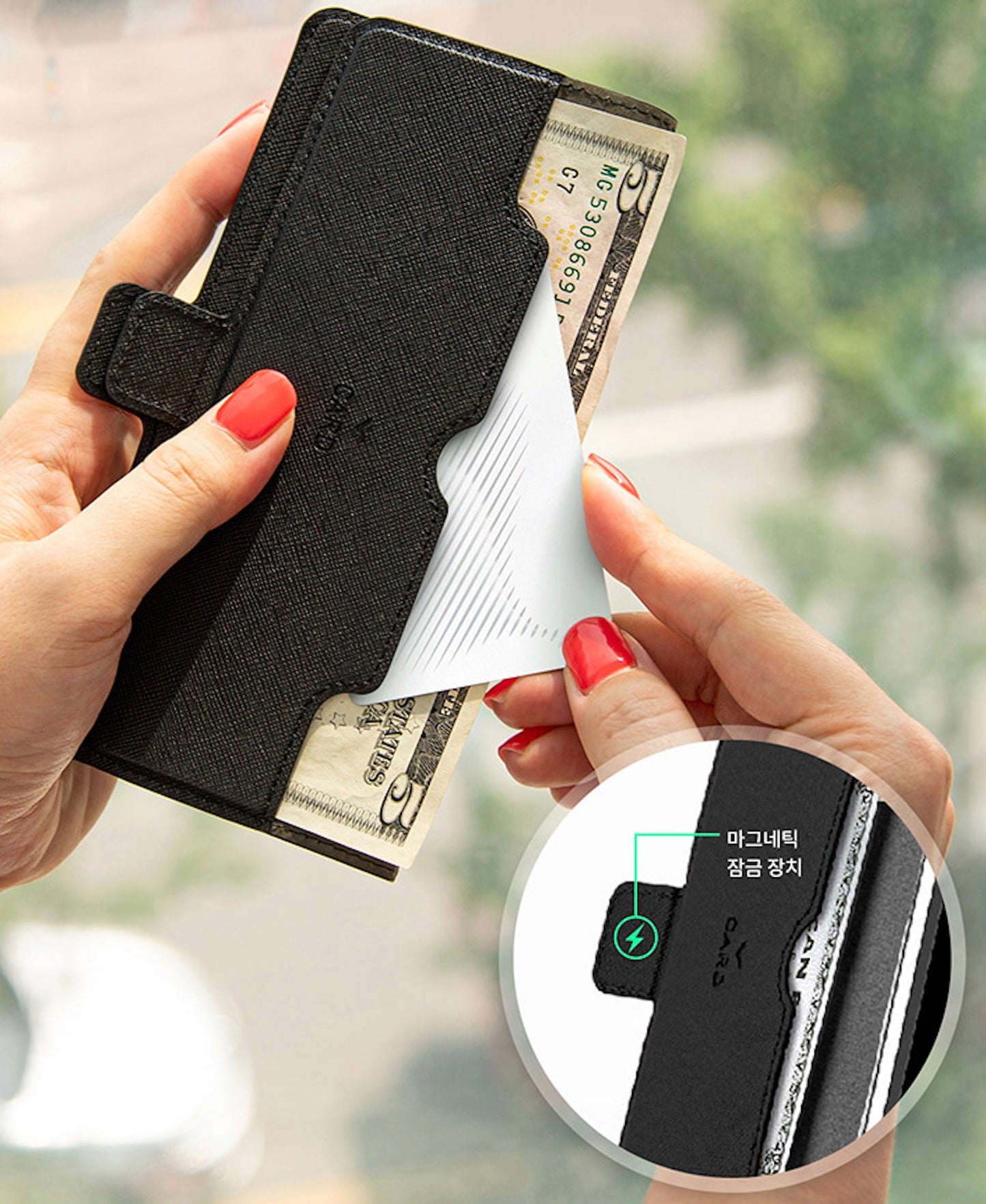 Mercury Goospery Premium Wallet Case for Samsung Galaxy Z Fold6 (2024)/ Z Fold7 (2025) - Black