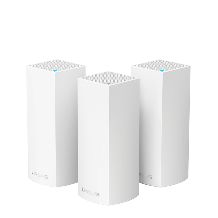 Linksys Velop Tri-Band Whole Home Mesh Wi-Fi System Coverage Up To 6,000 SQ FT AC6600 (3-Pack)
