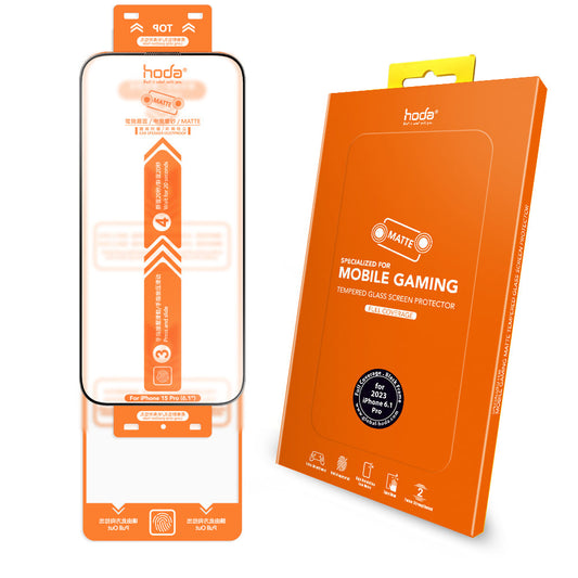 Hoda Matte, Anti-Glare (AG) Full Coverage Tempered Glass Screen Protector for iPhone 15 Series (2023)