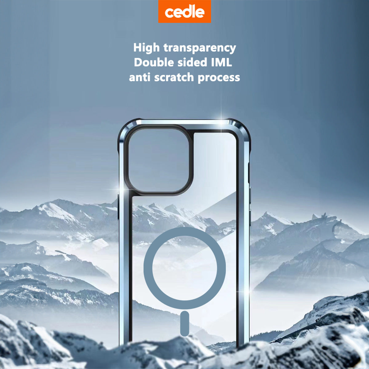 Cedle Xtrans X1 Metal Magnetic MagSafe Case for iPhone 15 Series (2023)