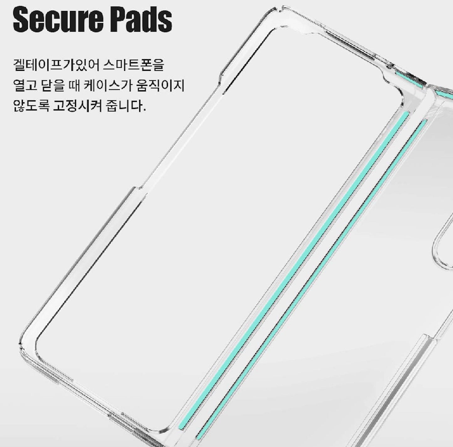 Mercury Goospery Clear Hard Case for Samsung Galaxy Z Fold6 (2024)/ Z Fold7 (2025) - Transparent
