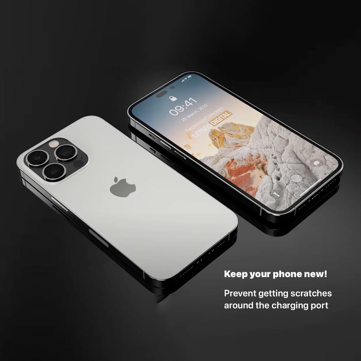 Devia Intelligent TPU Soft Protective Bottom Film For Apple iPhone Bottom Part (1 Piece)