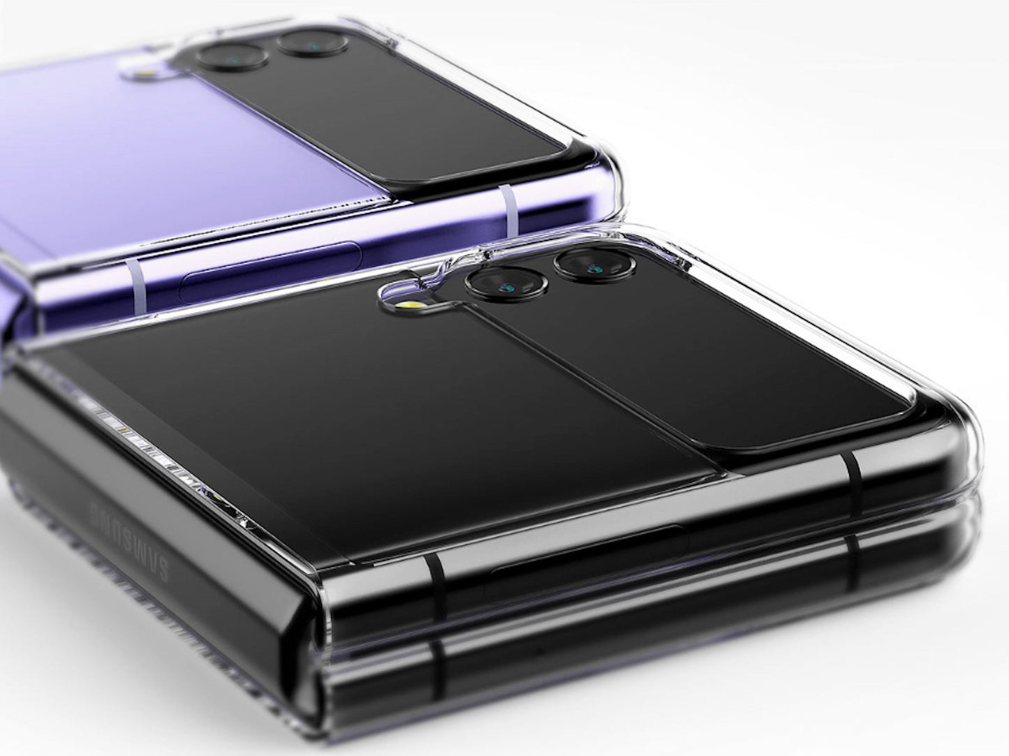 Mercury Goospery Clear Hard Case for Samsung Galaxy Z Flip6 (2024)/ Z Flip7 (2025) - Transparent