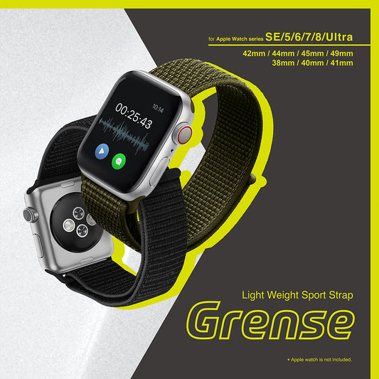 JTLEGEND Grense Sport Watch Band for Apple Watch, Washable Durable Lightweight Easy To Wear Strap