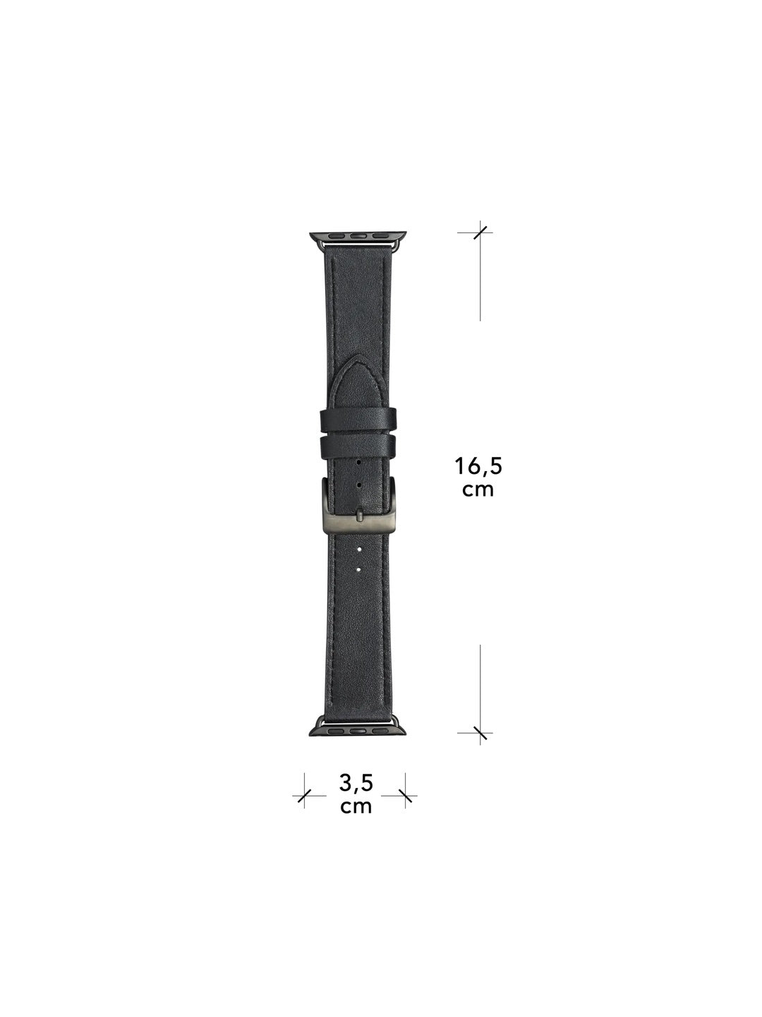 dbramante1928 Copenhagen Handcrafted Full-grain Leather Watch Strap for Apple Watch 46mm (2024)/49mm/45mm/44mm/42mm