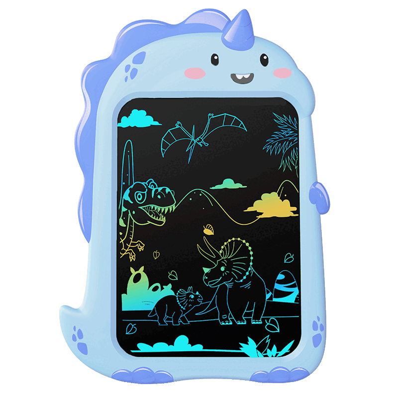 ANANK LCD Pad Arts & Drawing Tablet Gift For Kids Drawing Electronic Writing Board With Stylus Cartoon Dinosaur