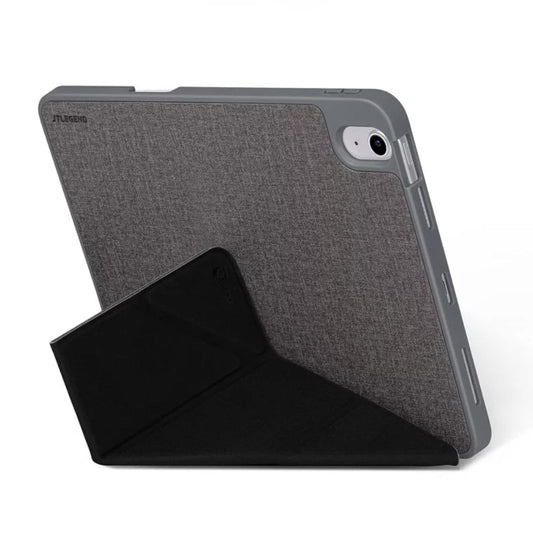Power Support Air Jacket Folio Case with Pencil Holder for iPad Air 11" (2024/2025)/iPad Air 10.9" (2022/2020) - Grey