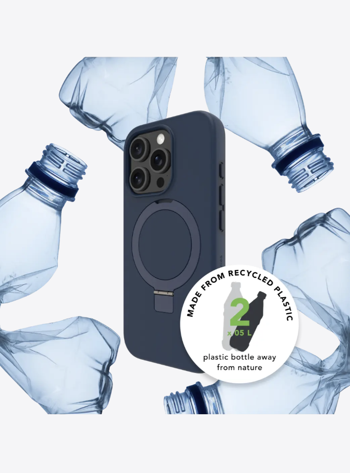 dbramante1928 Roskilde ICON Kickstand Case with MagSafe for Apple iPhone 17 Series (2025) - Midnight