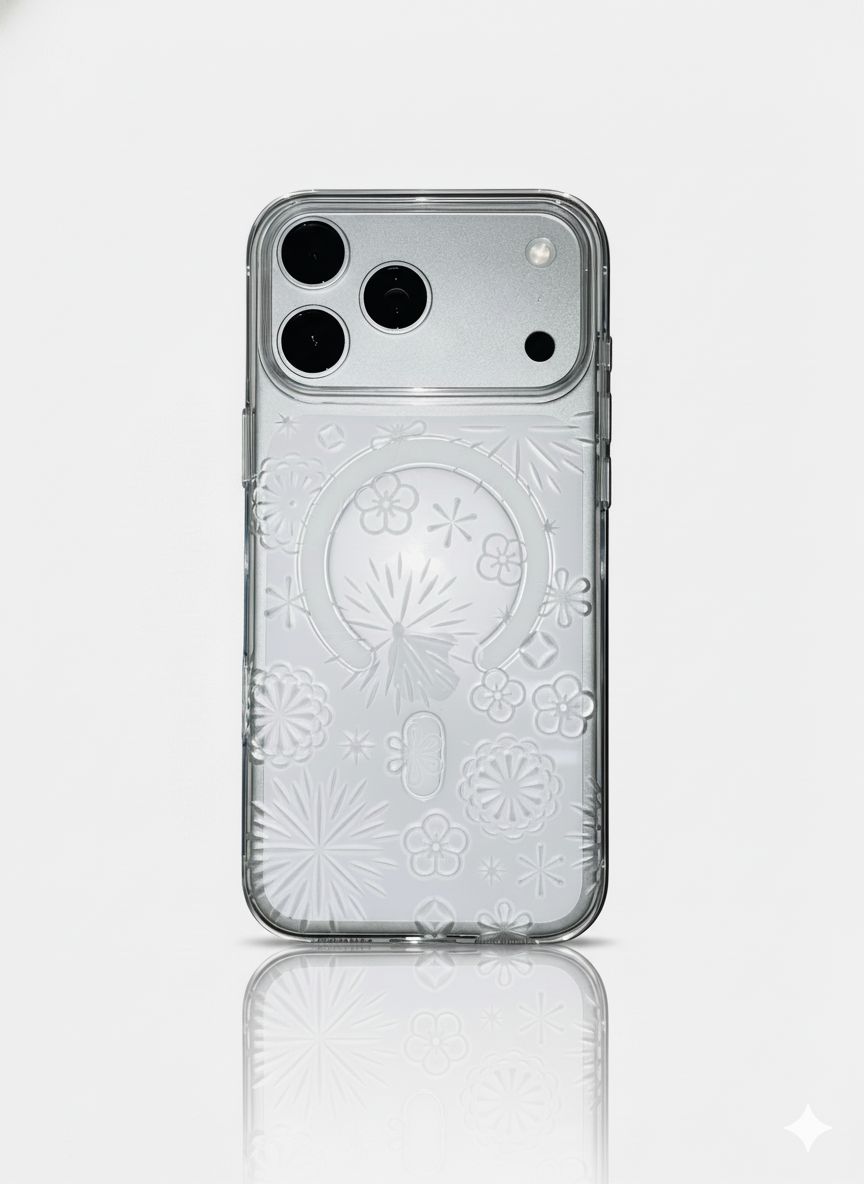 Power Support Air Jacket Mag "kiriko" Case with MagSafe for Apple iPhone 17 Series (2025)