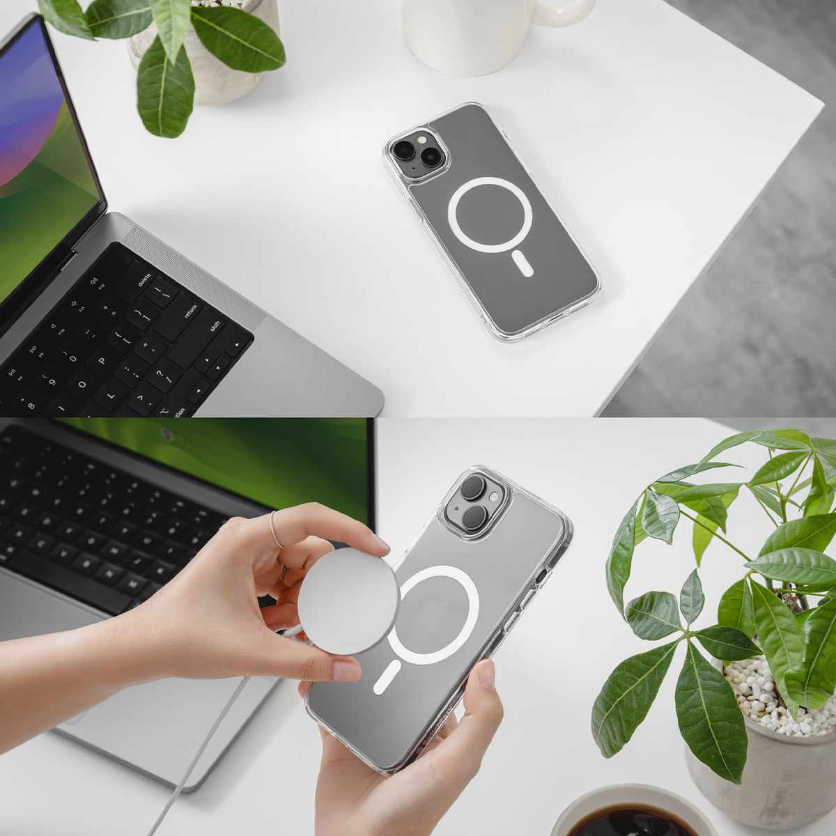 SwitchEasy Crush M PC+TPU Protective Case with MagSafe for iPhone 15 Series (2023)