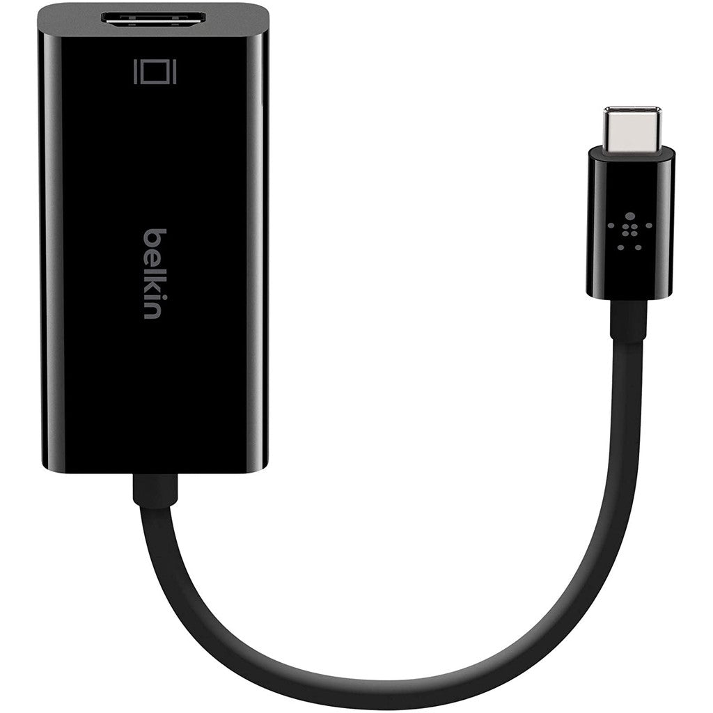 Belkin USB-C 3.0 To HDMI 4K Adapter (15CM), Black