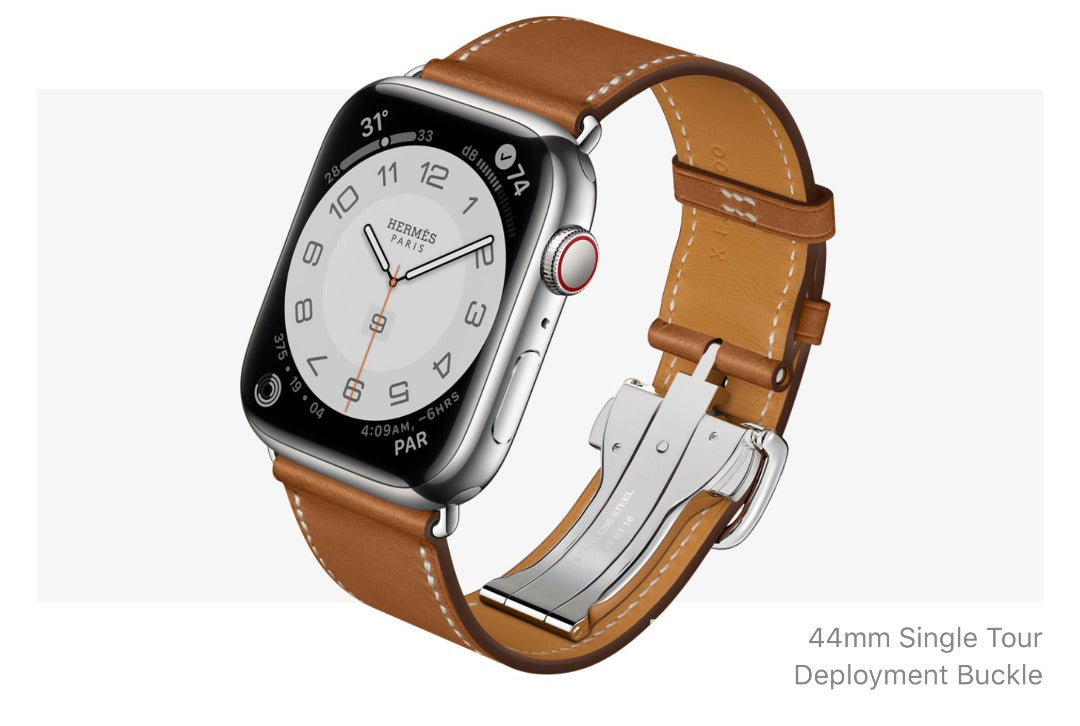 Apple Watch Series 4 Hermès 44MM Stainless Steel & Ceramic Case Sapphire Crystal GPS LTE WR-50M (Well Used)