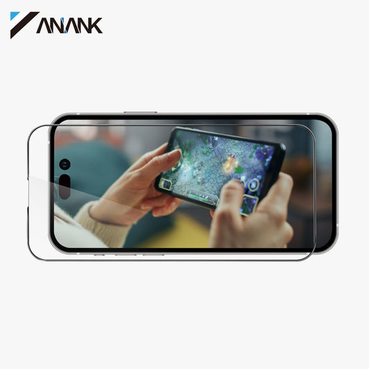 ANANK 2.5D Game Edition Anti-Fingerprint Tempered Glass for iPhone 15 Series (2023)