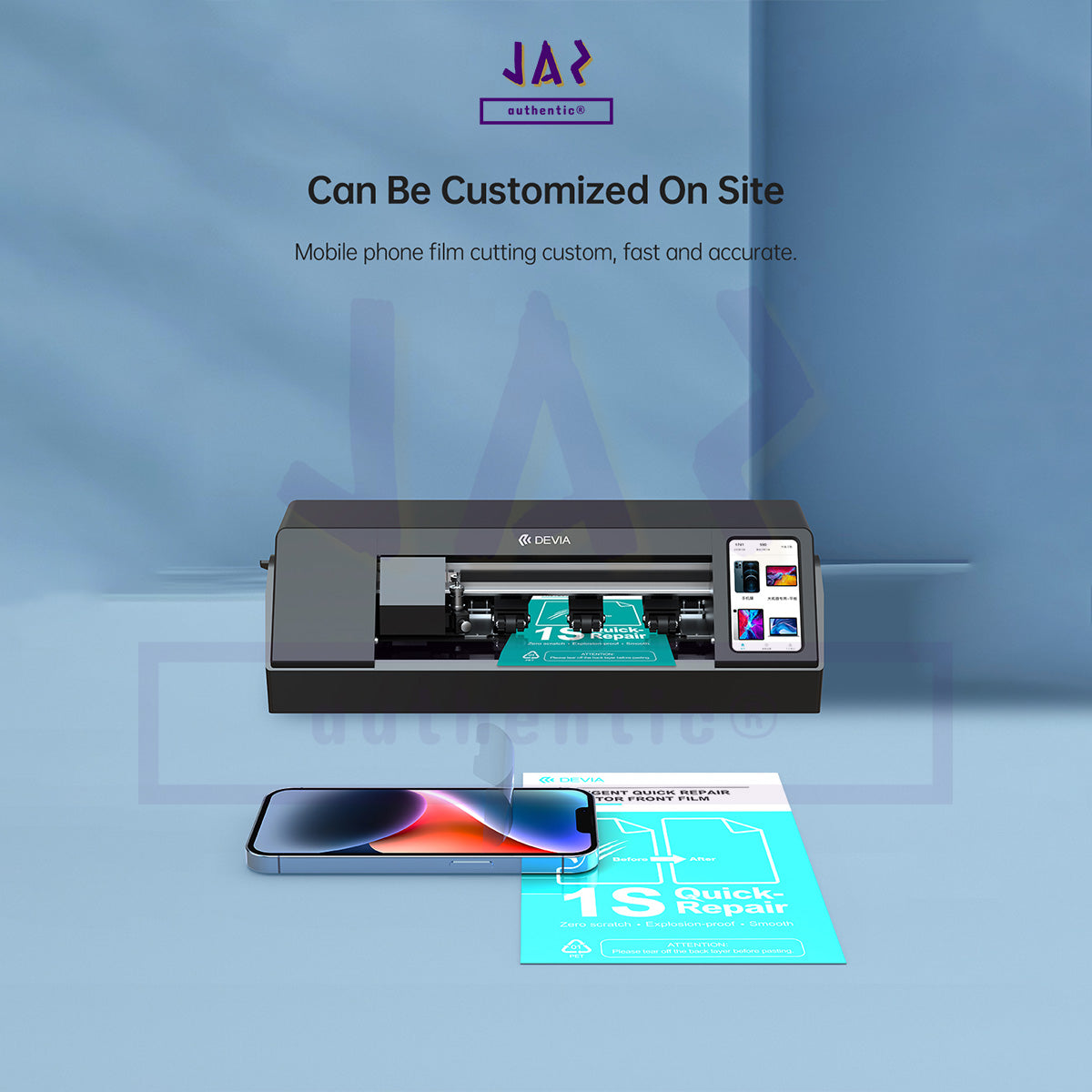 Devia Intelligent TPU Soft Protective Front Film For Smartphone, Screen Protector Or Body Wrap, Clear