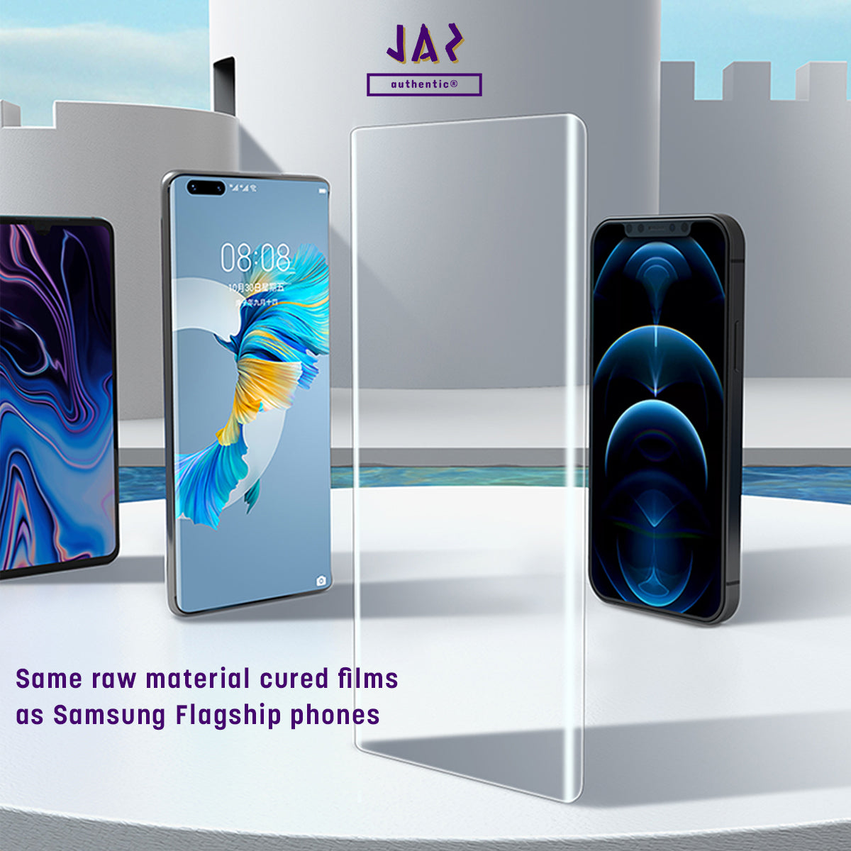 Devia Intelligent UV Protective Front Film (0.19mm) For Smartphone, Clear