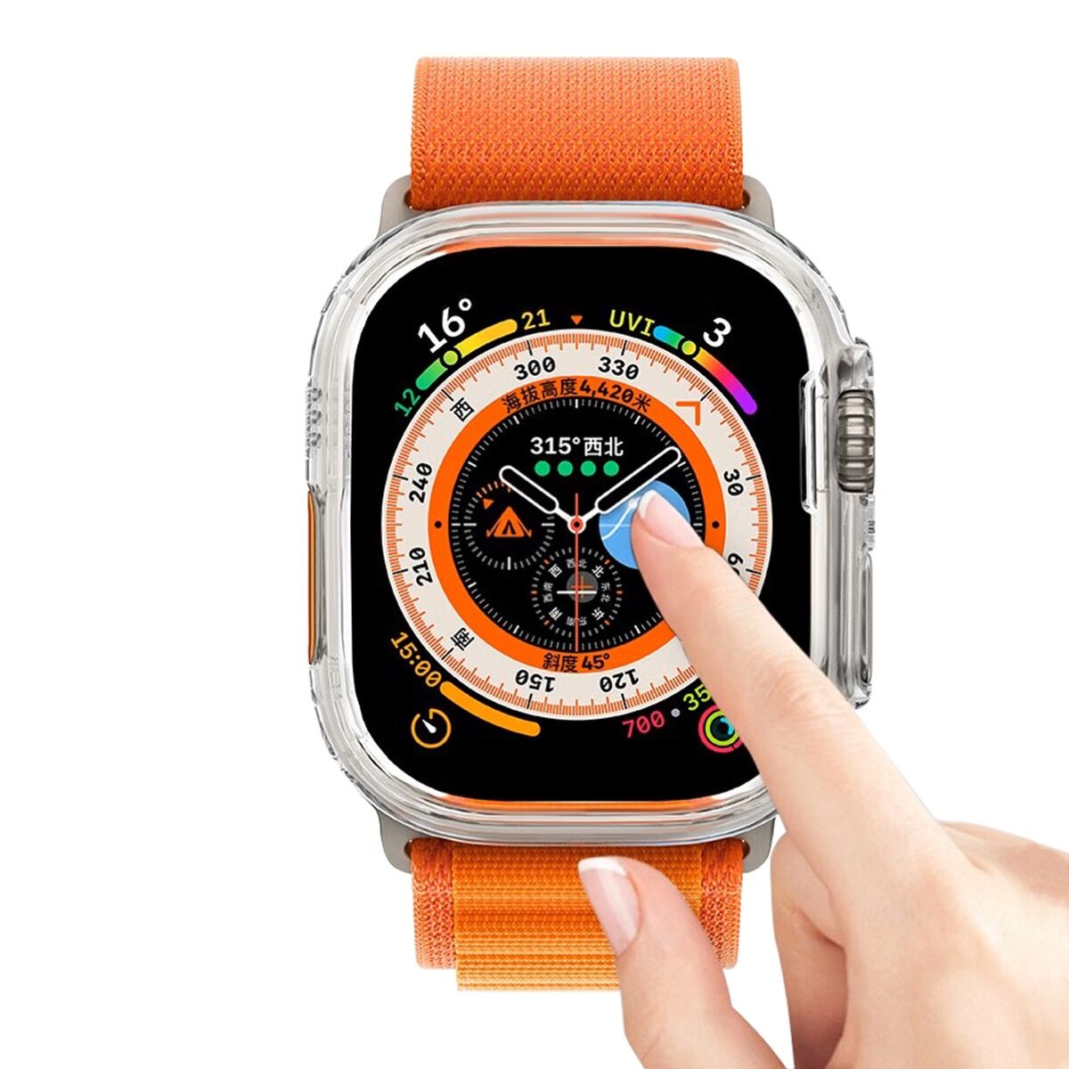 ANANK 360° Watch Guard for Apple Watch Series 10 42mm (2024) / 46mm (2024) / Apple Watch Ultra 1/2 49mm / Apple Watch 45mm / 44mm / 42mm / 41mm / 40mm