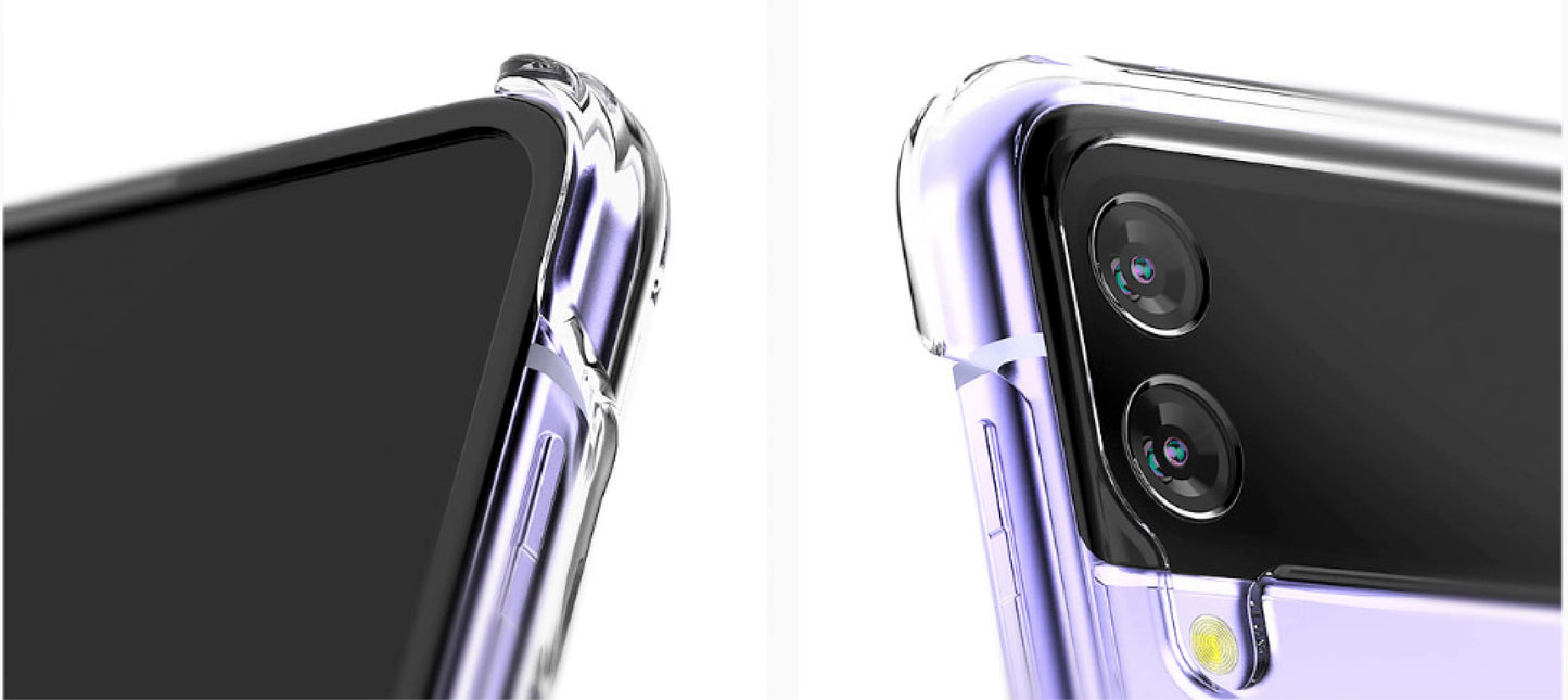 Mercury Goospery Clear Hard Case for Samsung Galaxy Z Flip6 (2024)/ Z Flip7 (2025) - Transparent