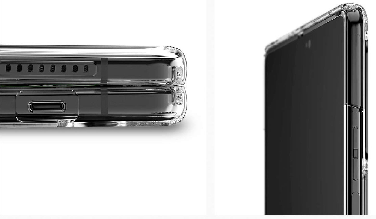Mercury Goospery Clear Hard Case for Samsung Galaxy Z Fold6 (2024)/ Z Fold7 (2025) - Transparent