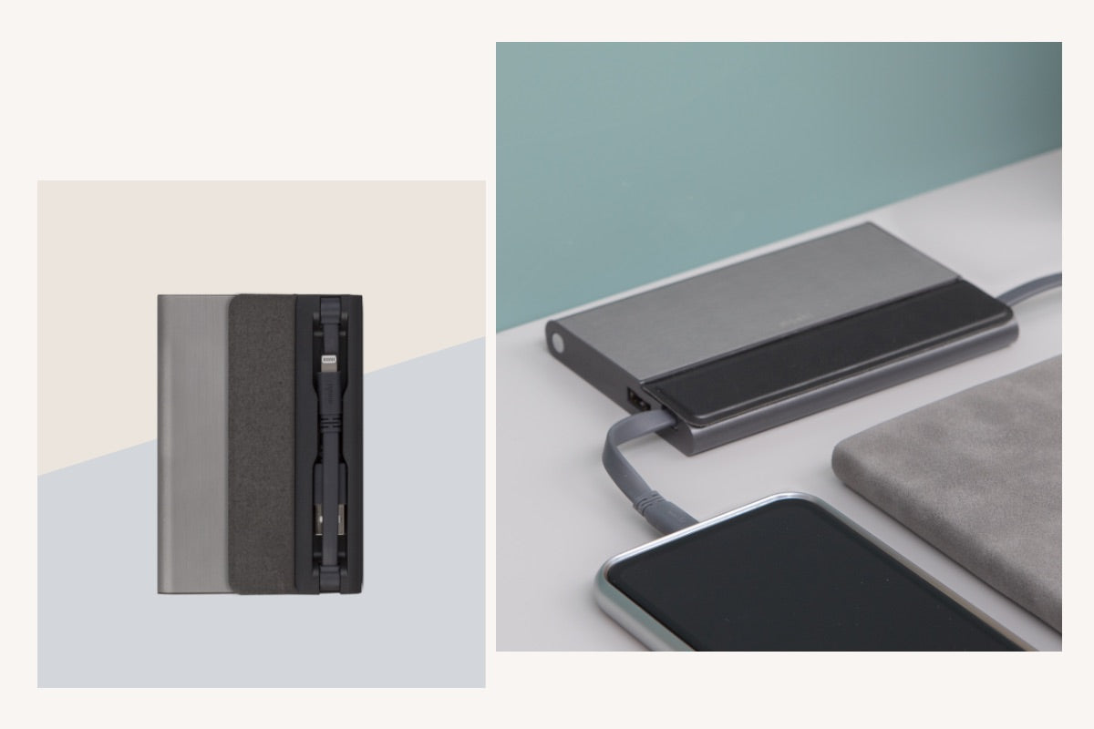 Moshi IonBank 10K Portable Battery with Built-in Lightning Cable, Bronze