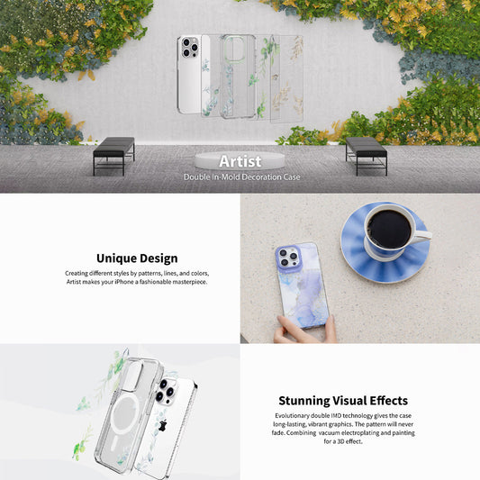 SwitchEasy Artist M PC+TPU Protective Case with MagSafe for iPhone 15 Series (2023)