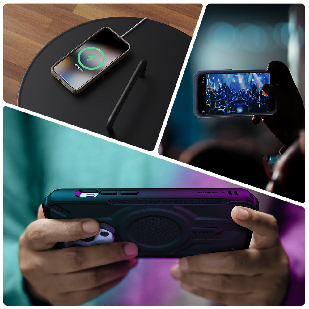 JTLEGEND REX Pro Kooling Shockproof Case with MagSafe for iPhone 15 Series (2023)